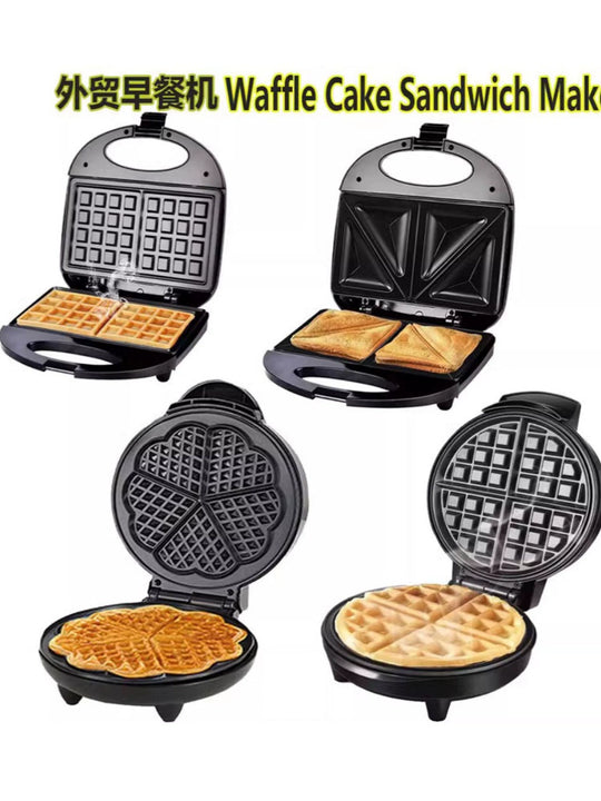 Waffle Cake Sandwich Maker 110V Export Waffle Donut Sandwich Breakfast Machine