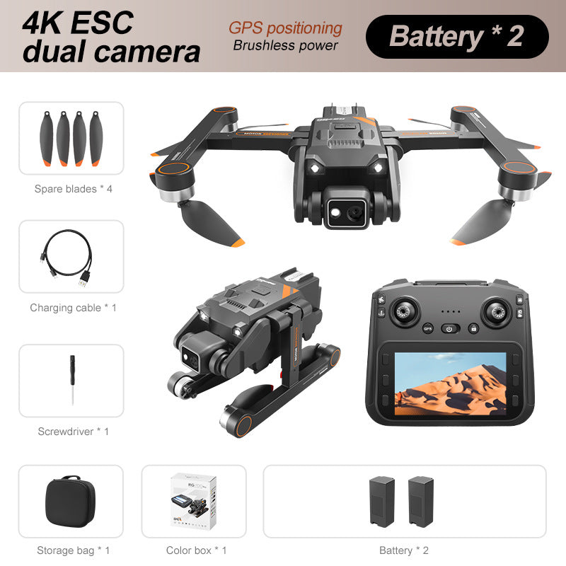 UAV Dual Camera GPS Drone with Obstacle Avoidance