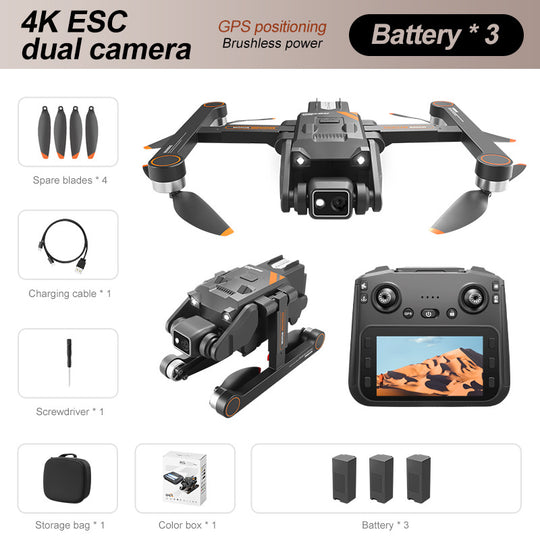 UAV Dual Camera GPS Drone with Obstacle Avoidance