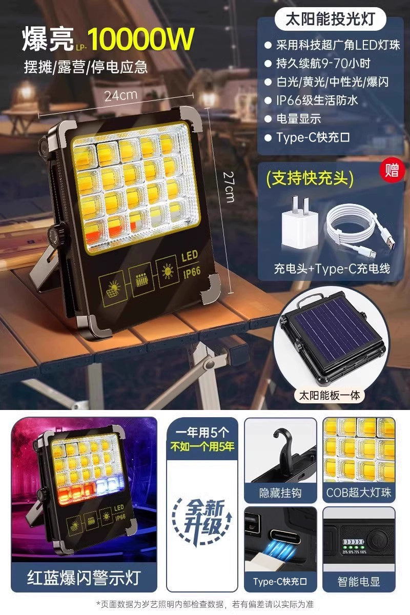 LED Solar Emergency Light