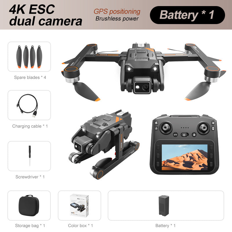 UAV Dual Camera GPS Drone with Obstacle Avoidance