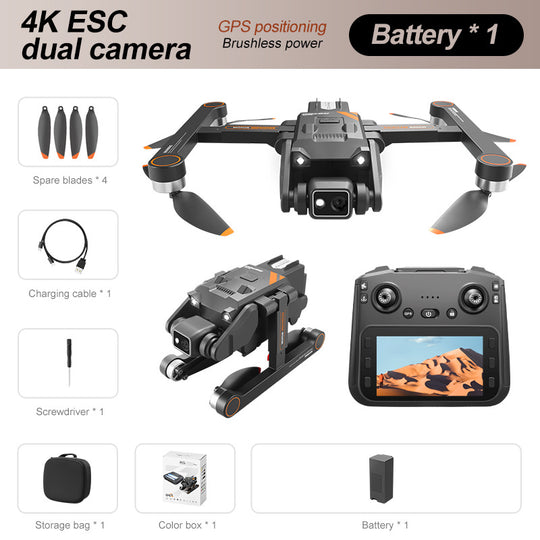 UAV Dual Camera GPS Drone with Obstacle Avoidance