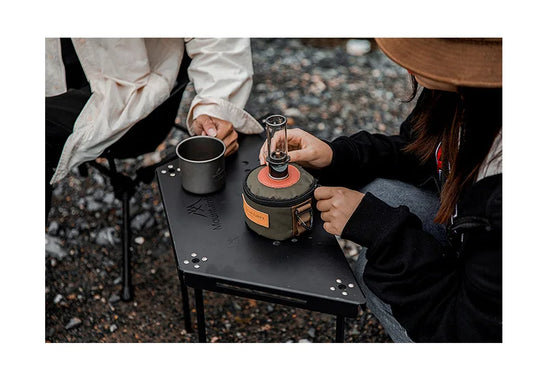 MOUNTAINHIKER Dreamlike Candlelight Lamp Tent Lighting Equipment Camping Lamp Windproof Gas Candle Lamp Outdoor Camping Lights