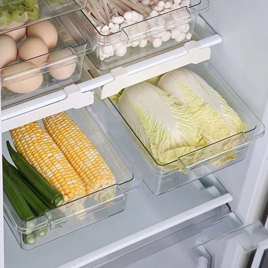 Refrigerator Drawer-Style Food Storage Box