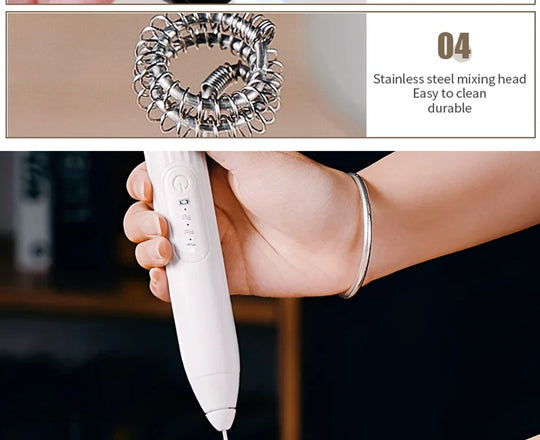 Milk Frother Handheld Cappuccino Maker