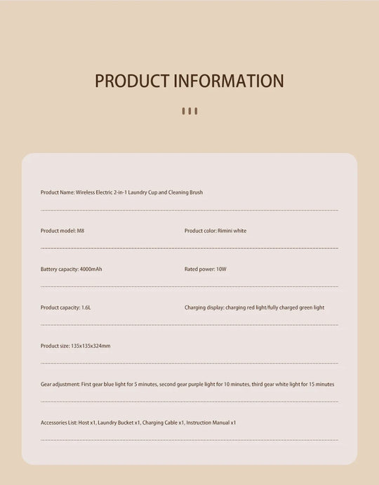 Mini Washer Underwear&Socks Makeup Brush Cleaner Washer Rechargeable Wireless Portable for Travel/Home/Dormit