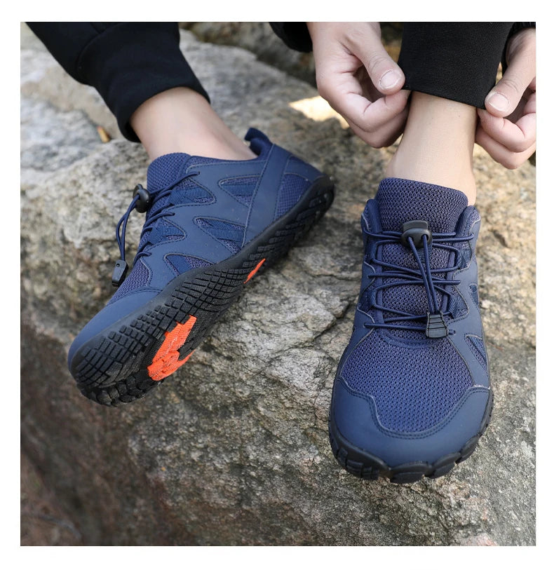 New men's and women's hiking shoes outdoor breathable soft soled hiking shoes bicycle shoes couple hiking shoes