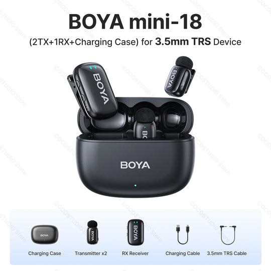 BOYA Mini Wireless Lavalier Microphone