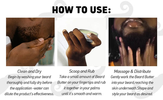 Beard Nourish Moisturizing Cream Men Whisker Balm Promote Hair Growth Moustache Wax for Groomed Charming Beards Styling Products