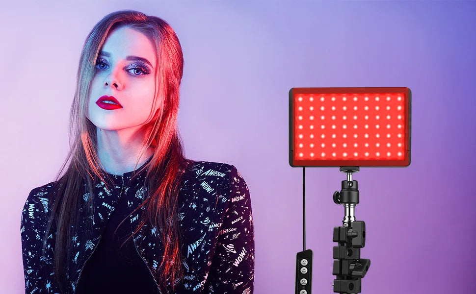 LED Video Light Camera Photography Lighting Kit