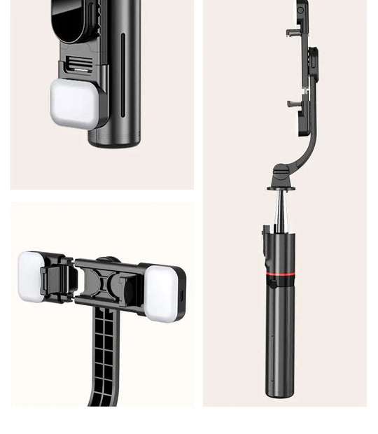 Wireless Bluetooth Double Fill Light Tripod with Remote Shutter for Android & iOS Smartphones