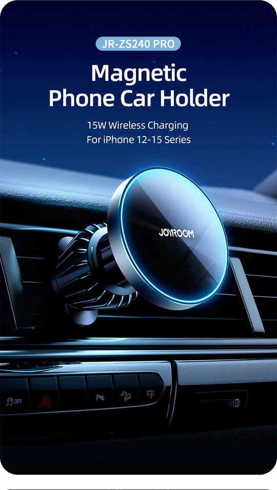 Joyroom 15W Magnetic Wireless Car Charger
