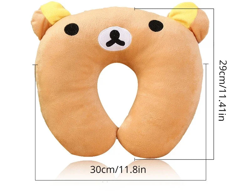 Cute Neck Pillow Creative U-shaped Neck Pillow Suitable for Outdoor Travel, Reducing Your Fatigue