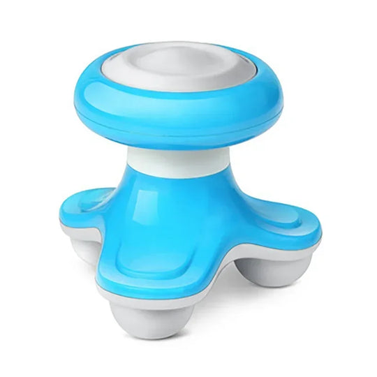 Mini Neck Massager with Neck and Back Function, Plastic Triangle Electric Beauty Massager, Anti-Cellulite, Body Relaxation, USB