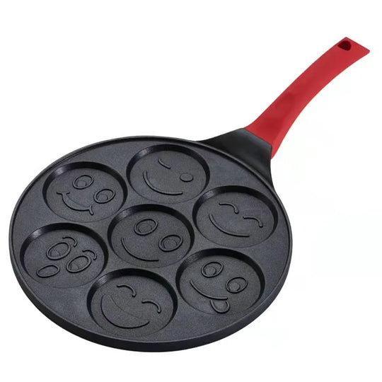Seven Hole Breakfast Nonstick Frying Pan Pan With A Flat Bottom Porous Omelette Pan Baby Omelette Mold