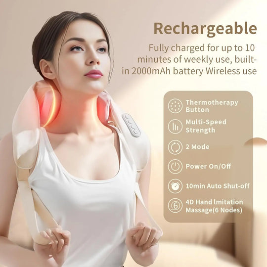 Cordless Shiatsu Neck Massager