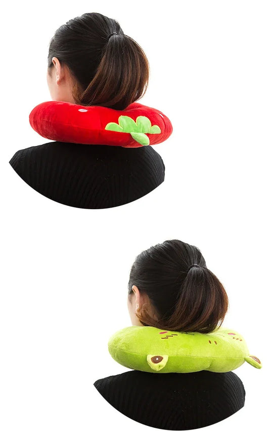 Cute Neck Pillow Creative U-shaped Neck Pillow Suitable for Outdoor Travel, Reducing Your Fatigue