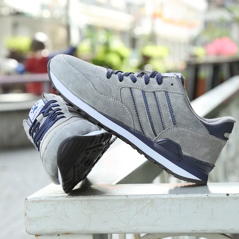 Sneakers Men Casual Shoes Light Suede 2023 New Classic Men Running shoes Outdoor Breathable Mesh Jogging Sport Shoes