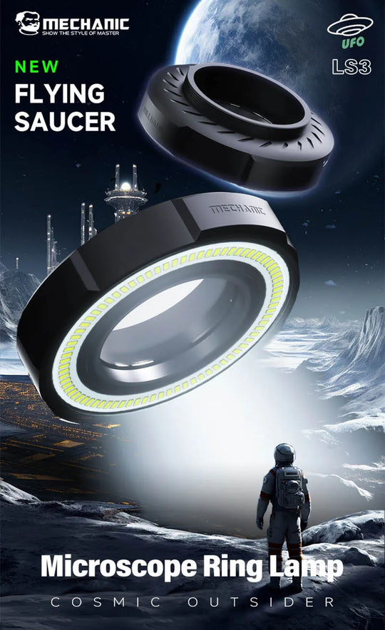 Mechanic LS3 Microscope Ring Lamp Four Level Brightness Adjustment Eye Protection Lamp For Most Stereo Microscopes Light Source