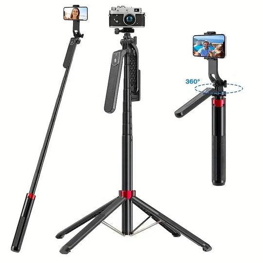 Portable Camera Tripod with Wireless Remote Control