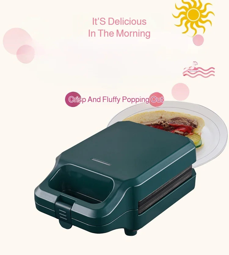 Sandwich Machine Home Kitchen Appliance Removable Non-stick Breakfast Maker Multi Cookers Toasters Electric Ovens Hot Plates