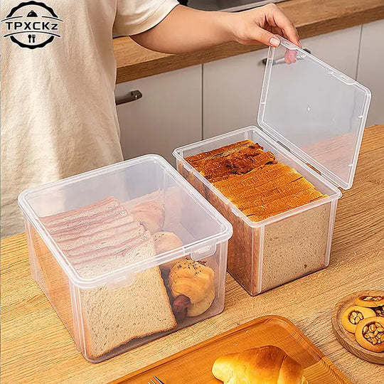 Clear Bread Storage Box