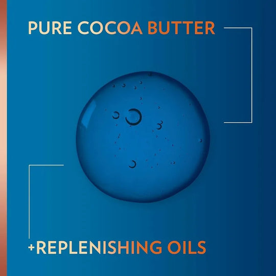 Vaseline Intensive Care Cocoa Radiant For Glowing Skin Count Body Gel Oil with 100% Pure Cocoa Butter Replenishing Body Oils