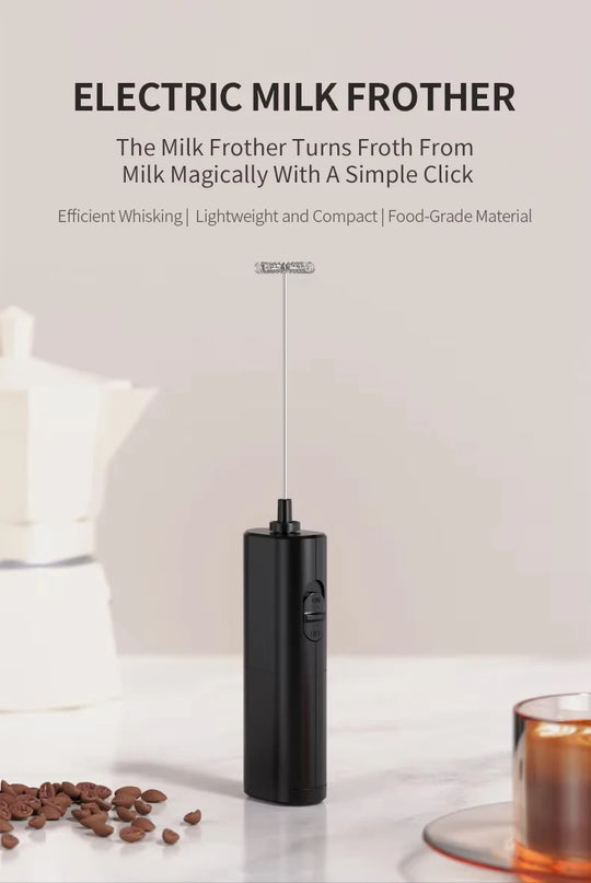 Kitchen Powerful Stirrer Milk Frother Handheld Foam Maker for Lattes Whisk Drink Mixer Coffee Electric Egg Beater