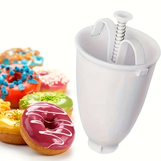 Easy-to-Use Donut Maker - Manual Doughnut Press for Baking, Perfect for Home & Restaurant Use, Milking Machine