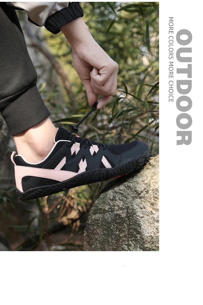 New men's and women's hiking shoes outdoor breathable soft soled hiking shoes bicycle shoes couple hiking shoes