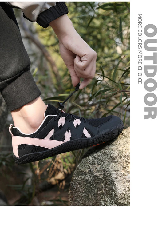 New men's and women's hiking shoes outdoor breathable soft soled hiking shoes bicycle shoes couple hiking shoes