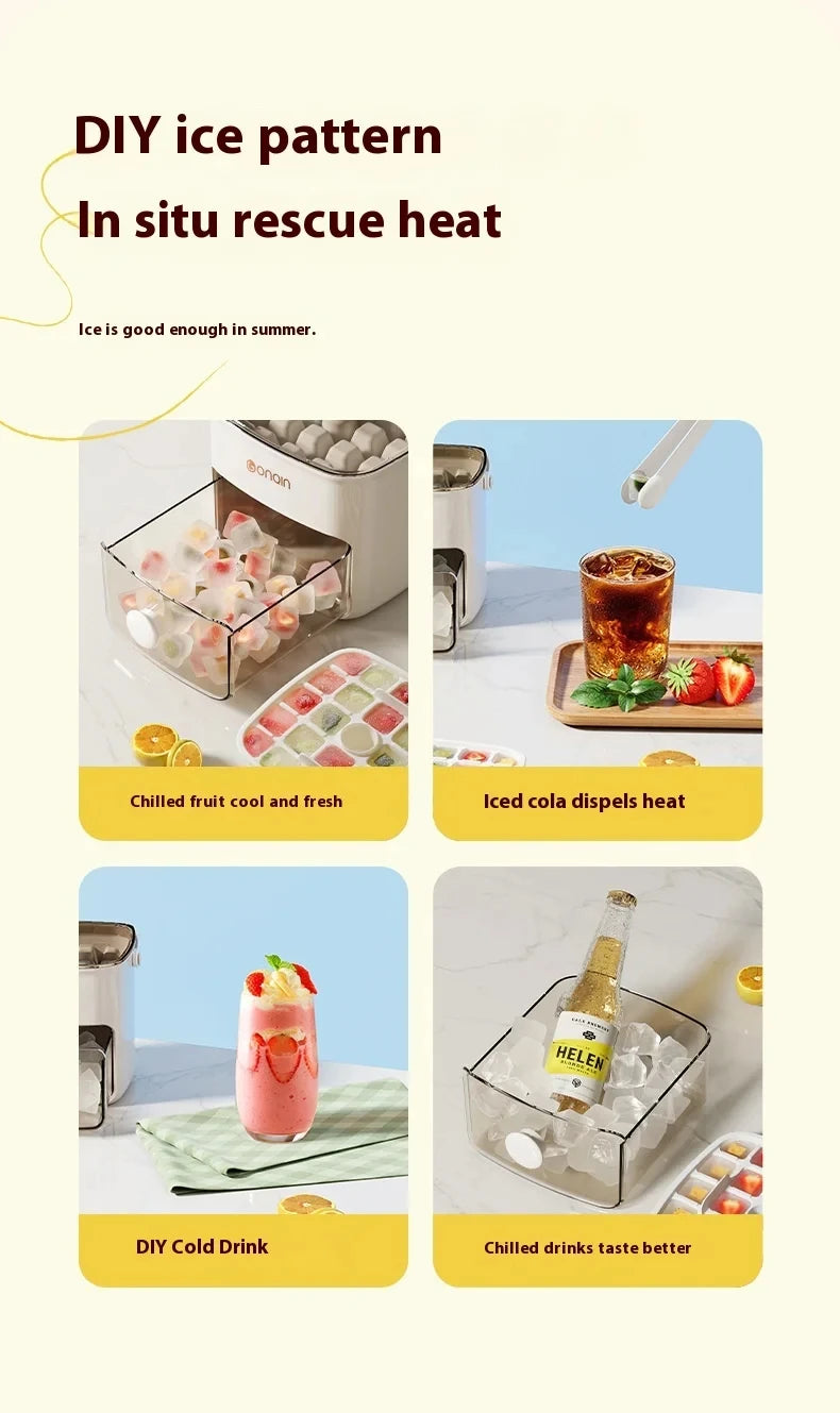 48-Block Ice Cube Maker Mold