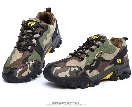 Casual Shoes Men Summer Outdoor Sneakers Women Footwear Trainer Waterproof Camouflage Army Shoe Male Military Shoes Tenis Jeans