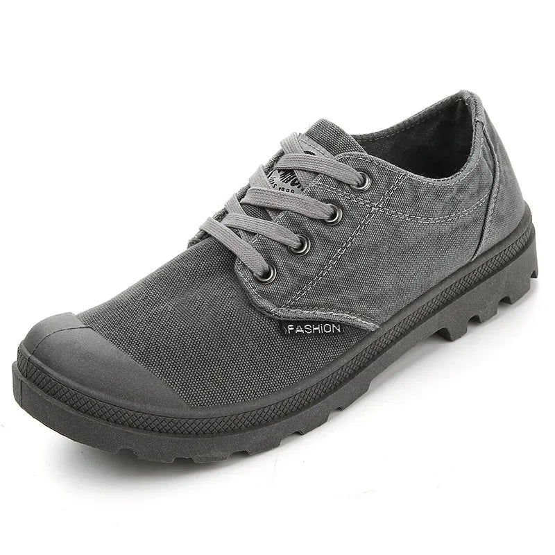 Casual Sneakers Mens Canvas Shoes Fashion Cool Street Sneaker Breathable Men's Casual Shoes Male Brand Outdoor Tooling Shoes