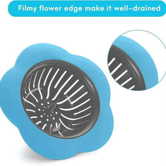 2pcs Silicone Kitchen Sink Strainer