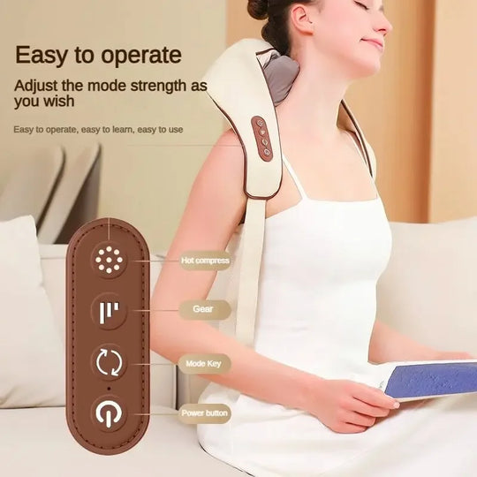 Multi-Functional U-Shaped Neck & Shoulder Massager