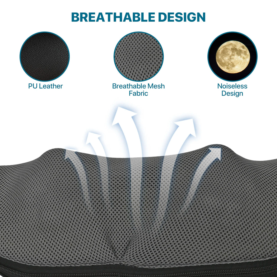 Shiatsu Back and Neck Massager Neck Massager Roller with Heat Neck and Shoulder Massager Pillow for Shoulder Body Muscle Pain Re