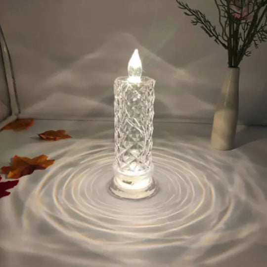 LED Flameless LED Candle Lamp Battery Powered Ambient Lamp For Home Parties, Weddings and St. Bedroom Decor Night Lights