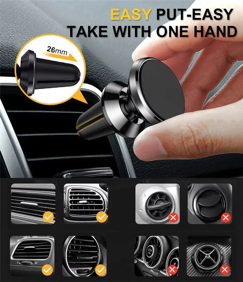 Magnetic Phone Holder Car Mount