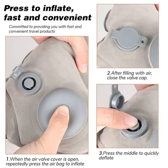 Inflatable Lumbar Support Pillow