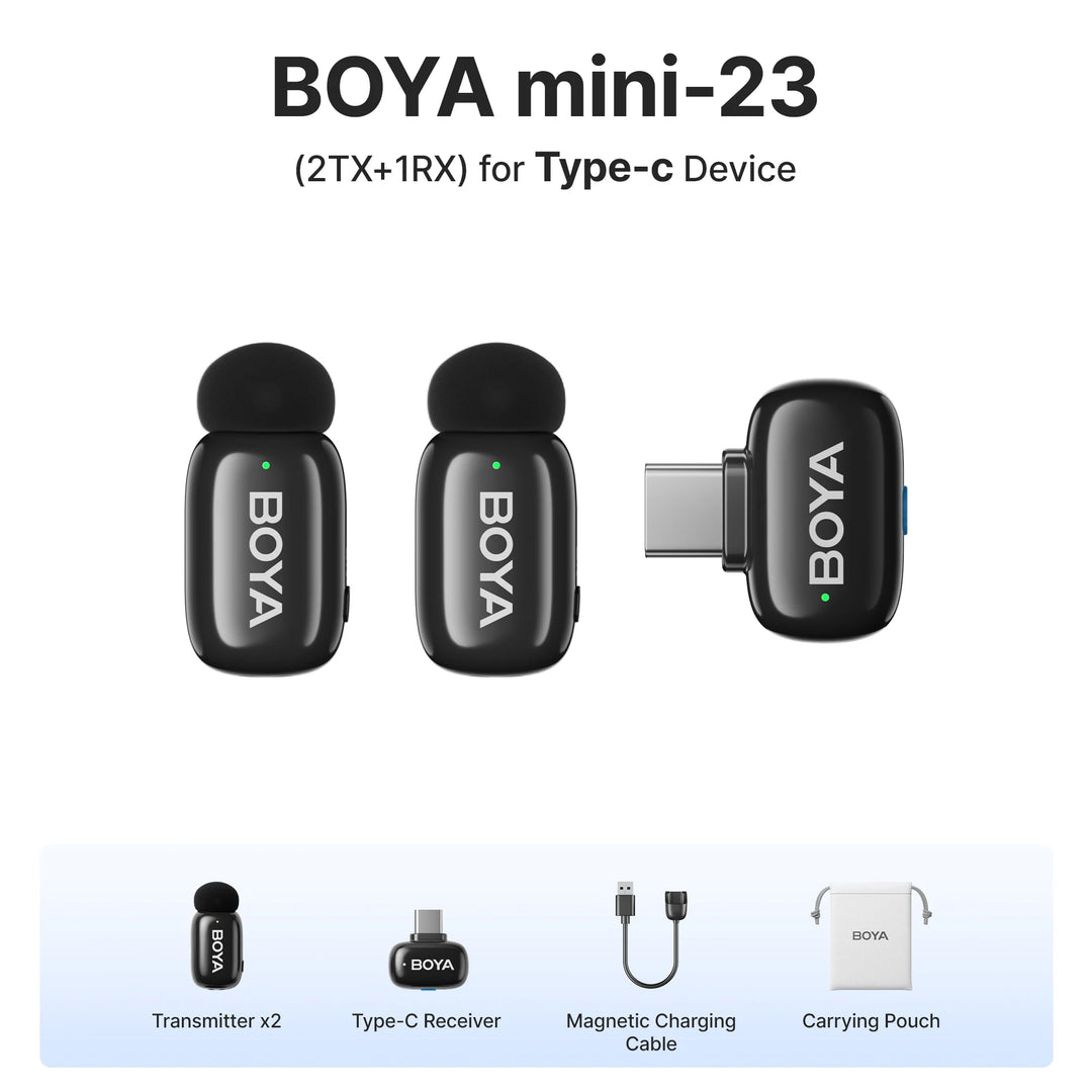 BOYA Mini Wireless Lavalier Microphone