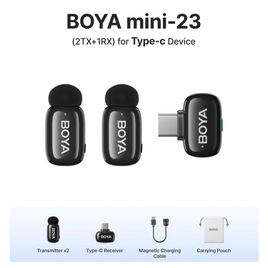 BOYA Mini Wireless Lavalier Microphone