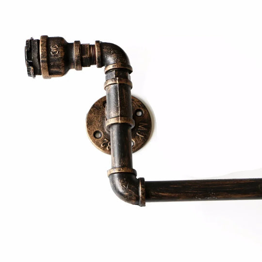 3 Head Loft Industrial Wall Lamp Antique E27 Edison Bulbs Vintage Water Pipe Wall Lamp For Living Room Home Lighting