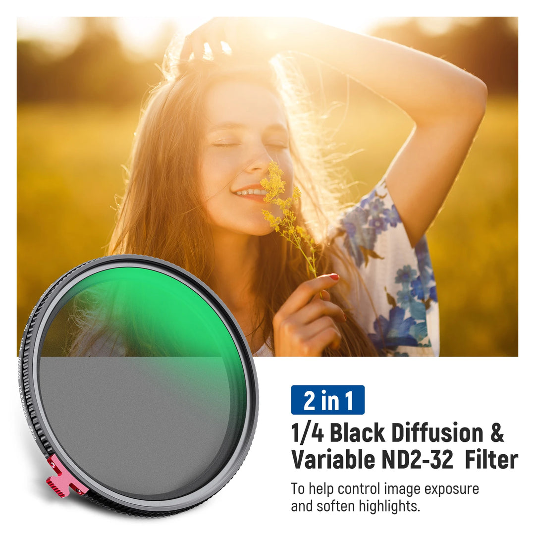 2-in-1 HD Neutral Density with Mist Dreamy Cinematic Effect