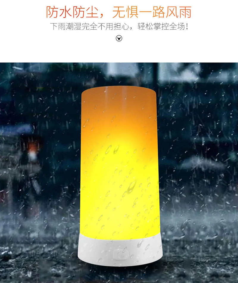 LED Flame Lamps for Room Simulated Flame Night Lights Lava Lamps Indoor Bar Ktv Wedding Decoration for Christmal New Year Gift