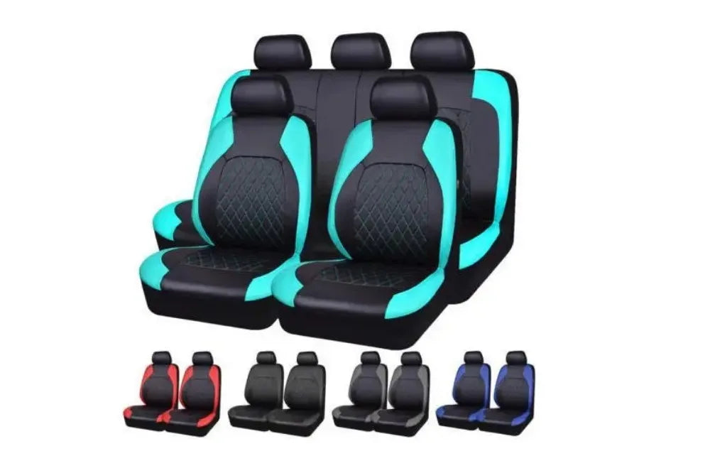 Enhanced 9PCS Universal Car Seat Cover Set