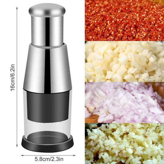 Manual Stainless Steel Garlic Chopper