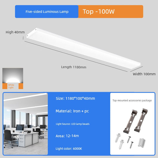 High-Power Three-Proof LED Ceiling Tube Light