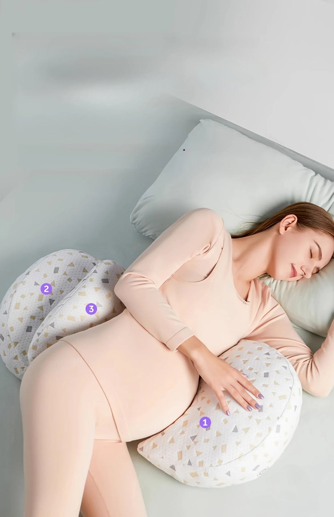 SoftTouch Adjustable U-Shaped Pregnancy Pillow