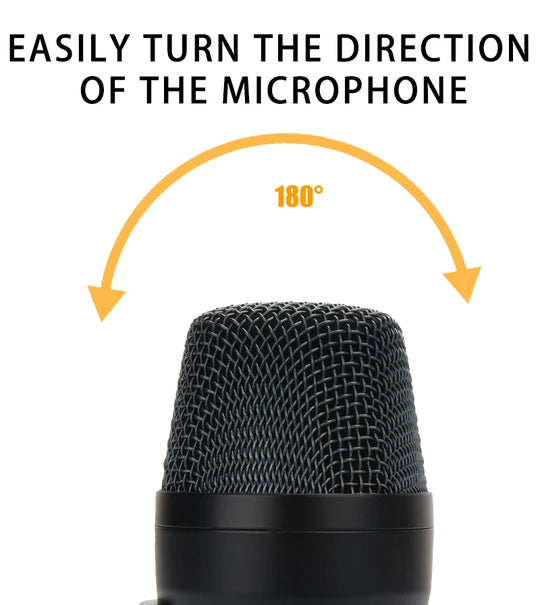 914 drum microphone, windproof cotton heart-shaped tubular condenser microphone, for live performances and studio recording